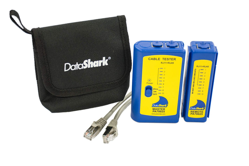 DataShark Network Cable Tester - Cable Mapper, Check Continuity - Test Patch Cords or Installed Cable Runs
