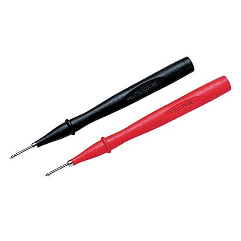 Fluke TP2 2 Piece Slim-Reach Test Probe Set with Stainless Steel Tip, 1000V Voltage, 10A Current, 2mm Tip Diameter