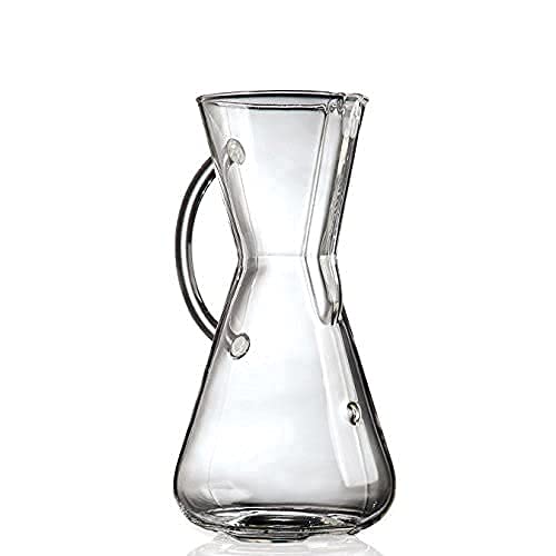 Chemex Pour-Over Glass Coffeemaker - Glass Handle Series - 3-Cup - Exclusive Packaging