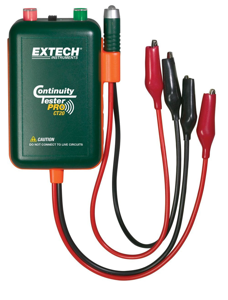 Extech CT20 Remote and Local Continuity Tester , green Standard