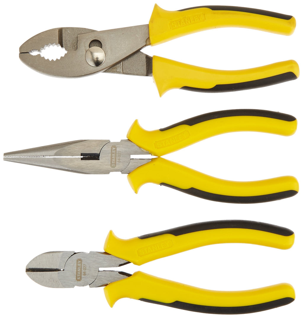 Stanley 84-056 3-Piece Bi-Material Pliers Set