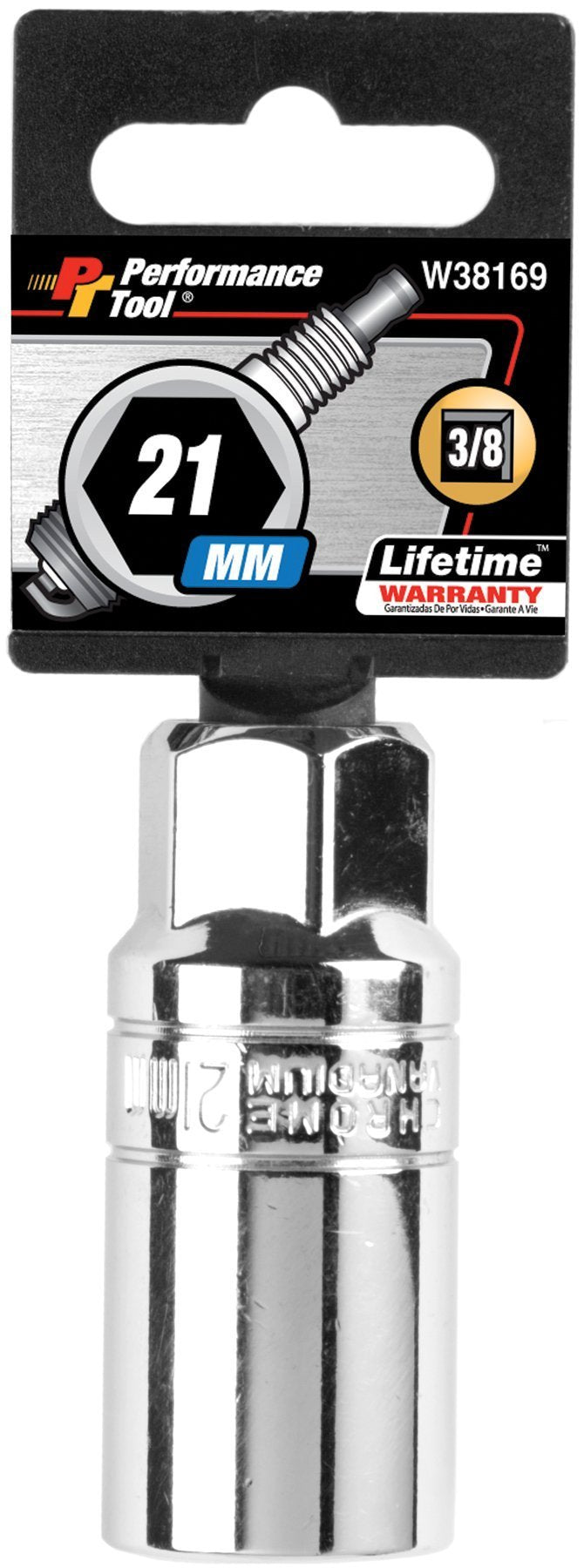 Performance Tool W38169 3/8" Dr 21mm Spark Plug Socket