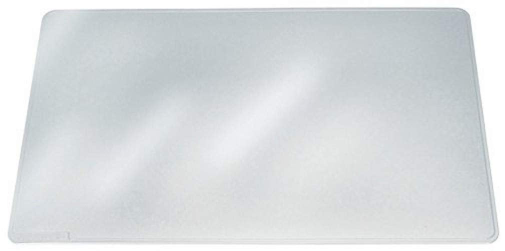 Durable Desk/Work Pad with Transparent Overlay, 15-5/8" x 21", Clear (711219)