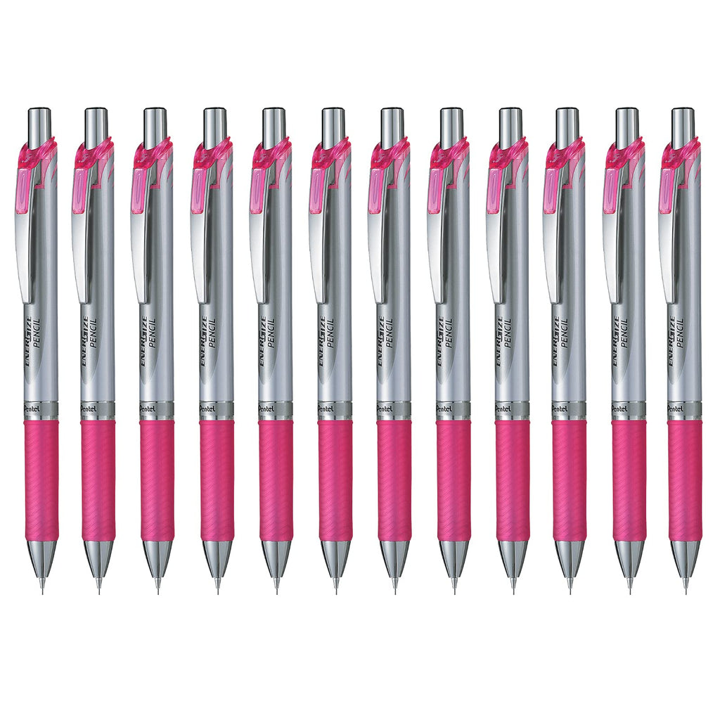 Pentel EnerGize Automatic Mechanical Pencil Trim, 0.5 mm Lead Size - Pink Barrel - 1 Each (PL75P)