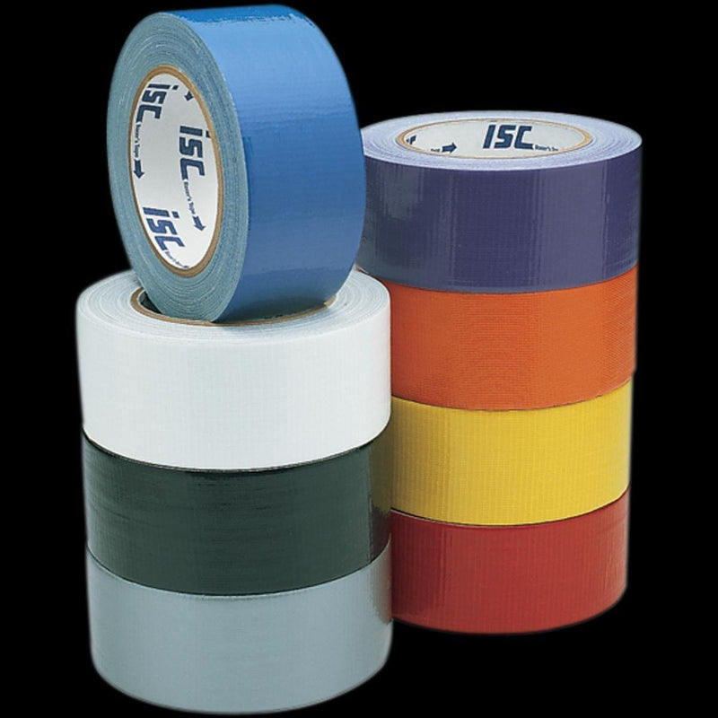 ISC RT2005 Standard-Duty Racer's Tape Roll, 90' Length x 2" Width, Silver (Case of54)