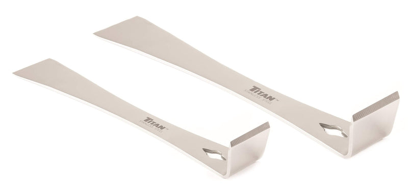 Titan 17005 2-Piece Stainless Steel Pry Bar Scraper Set, 7-1/4 x 9/16" and 9-1/4 x 9/16" 2 Piece Set