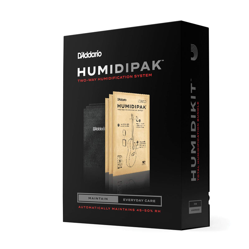 D'Addario Humidipak Automatic Humidity Control System (for guitar) Humidipak Maintain Kit