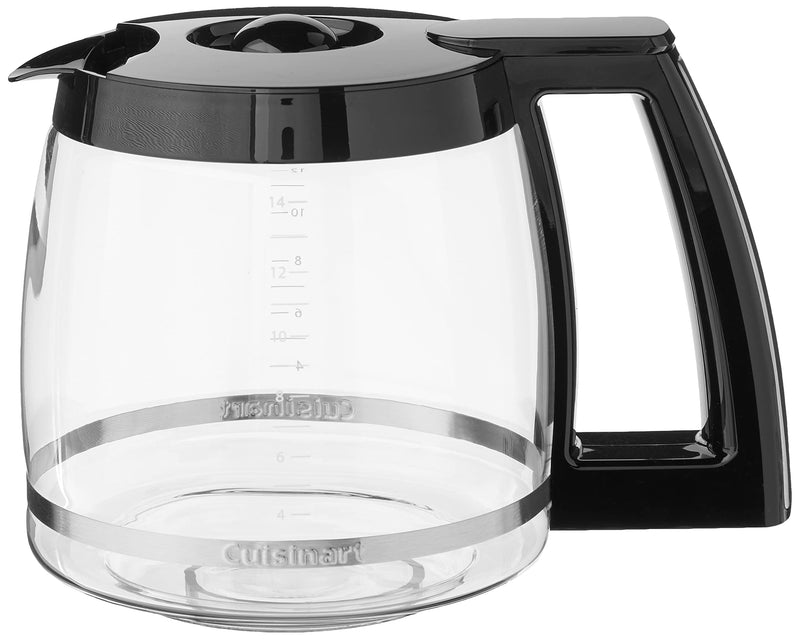 Cuisinart 14-Cup Replacement Glass Carafe, Black 14 Cup