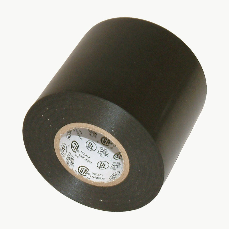 JVCC EL7566-AW Synthetic Rubber Electrical Tape, 3 in. x 66 ft. (72mm x 20m), Black