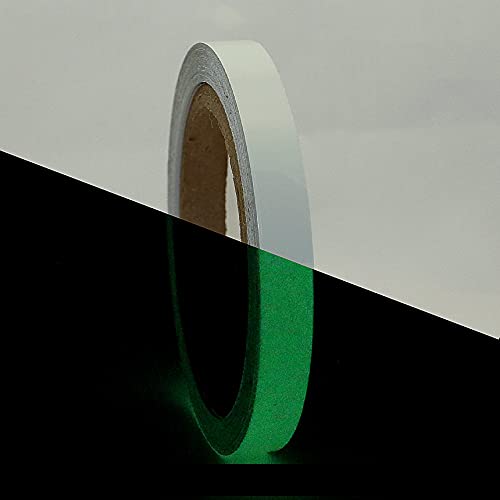 JVCC GLW Glow in the Dark Tape [6 Hour]: 1/2 in. x 30 ft. (Luminescent Lime Green)