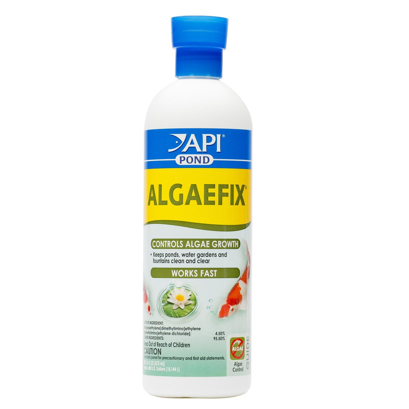 API POND ALGAEFIX Algae control, Effectively controls Green water algae, String or Hair algae and Blanketweed, Use as directed when algae blooms and as regular care 16 Fl Oz (Pack of 1)
