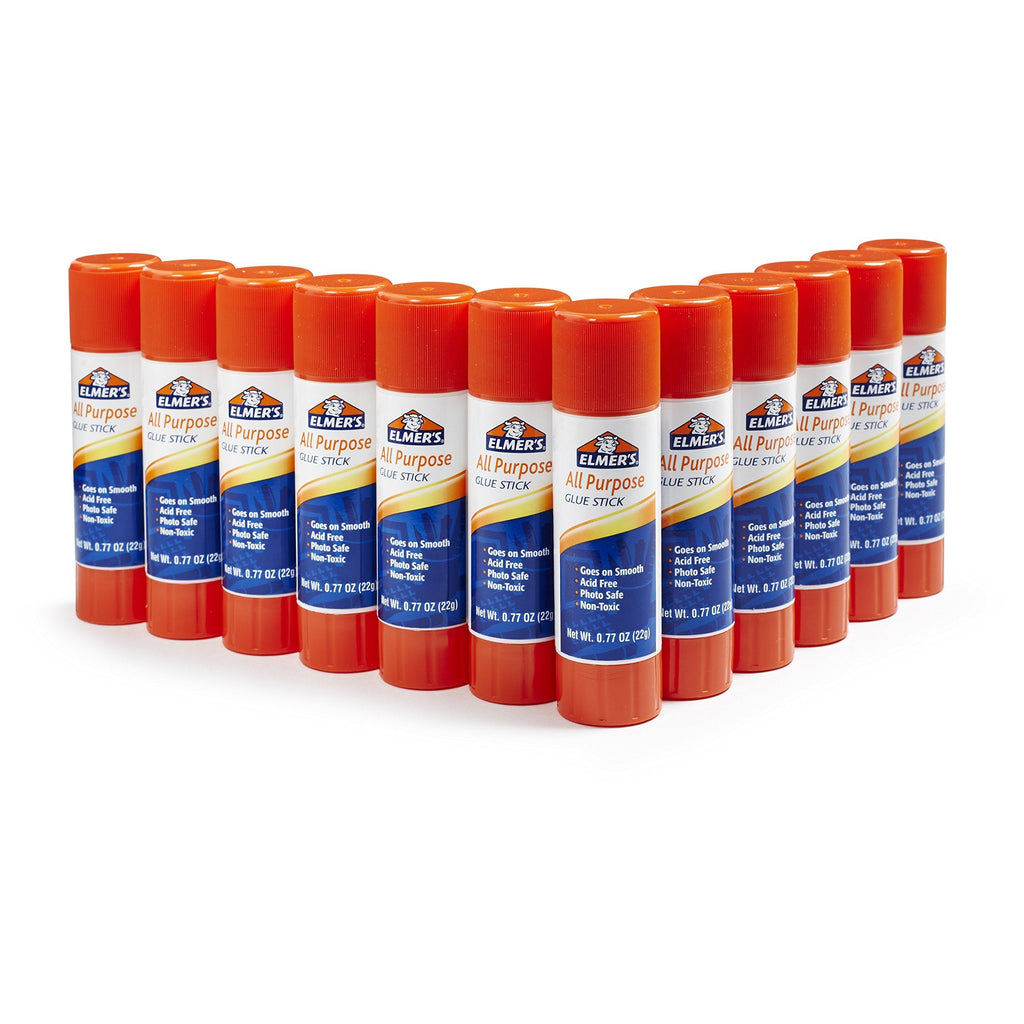 Elmerâ€™s All-Purpose Glue Sticks, 0.77-Ounces Each, 12 Count