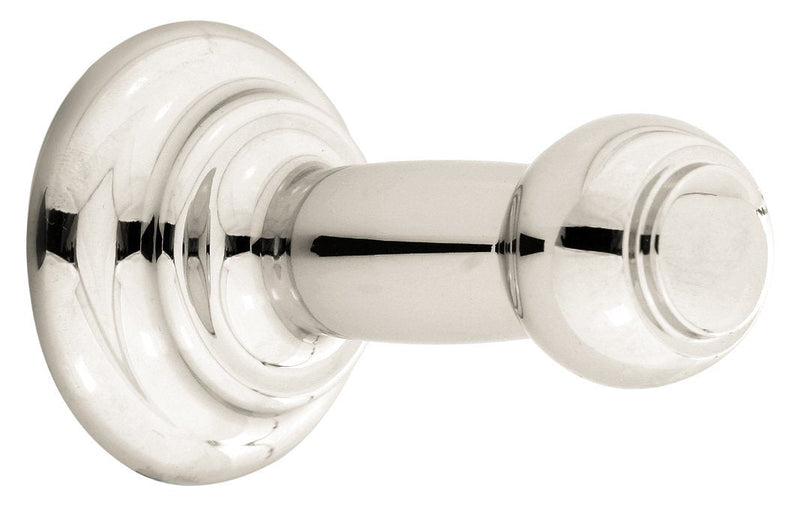 hansgrohe Hook Timeless 0-inch Classic Towel Holder in Polished Nickel, 06099830