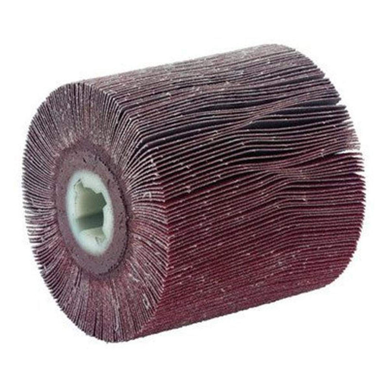 Metabo - Application: SE12-115/ S 18 LTX 115 - Flap Wheel - 4" x 4" P120 (623480000), Burnisher Consumables