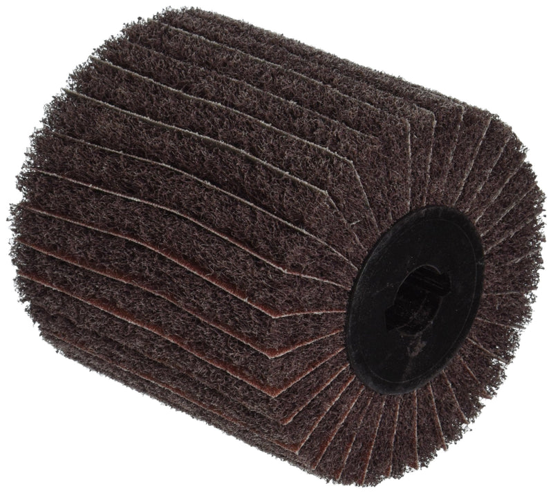 Metabo - Application: SE12-115/ S 18 LTX 115 - Interleaved Flap Wheel - 4" x 4" - P80 (623484000), Burnisher Consumables
