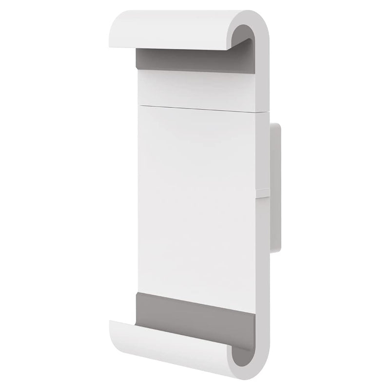 Barkan 7-12 inch Fixed Tablet Wall Mount 3 lbs White Firm Tablet Clamp 360 Degree Rotation Very Low Profile