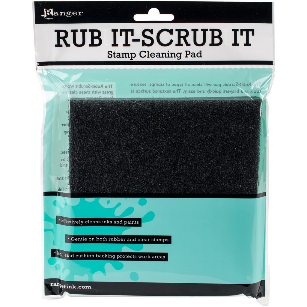 Ranger Inkssentials Rub-It Scrub-It Stamp Cleaning Pad 6" x 6"