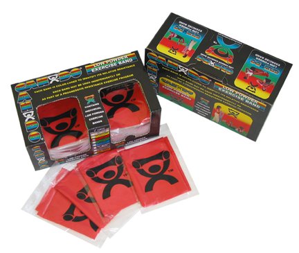Cando 10-5282 3 Piece Low Powder Moderate Exercise Band PEP Pack Latex