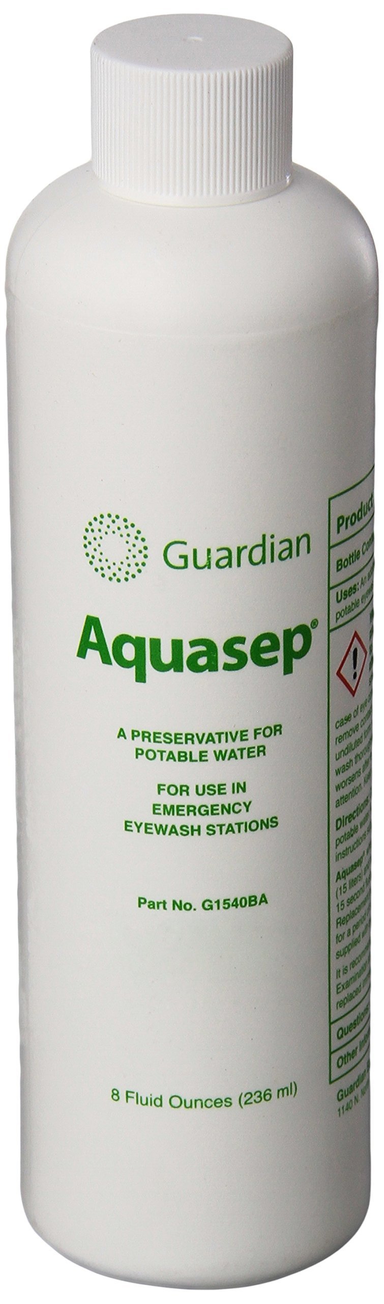 Guardian G1540BA Eyewash Additive for Aquaguard Gravity-Flow Portable Eyewash, 8 oz.
