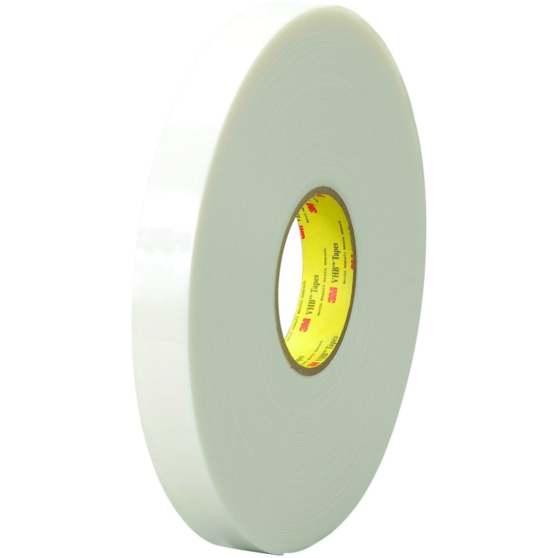 VHB VHB462201R White #4622 Adhesive Tape, 1" x 5 yd.