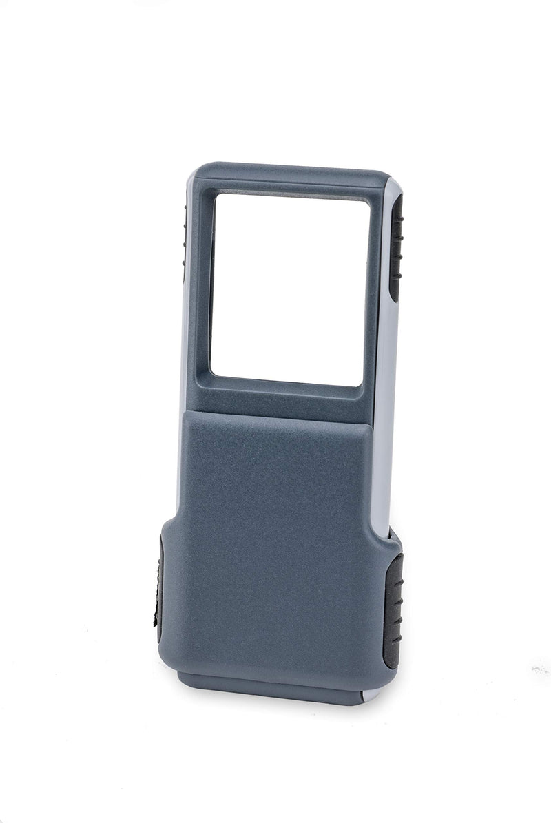 Carson MiniBrite 3x Power LED Lighted Slide Out Magnifier with Protective Sleeve for Reading, Hobby, Crafts, Tasks and Inspection (PO-25, PO-25MU) Single Pack