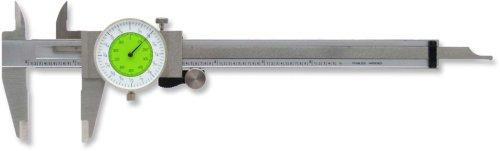 Oshlun MTDCF-06 6-Inch Stainless Steel Fractional Dial Caliper 6 Inch Fractional Dial