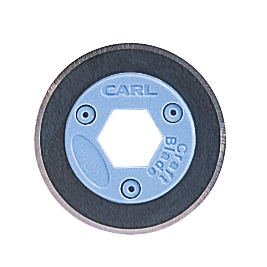 CARL B-01 Professional Rotary Trimmer Replacement Blade - Straight Blue 1