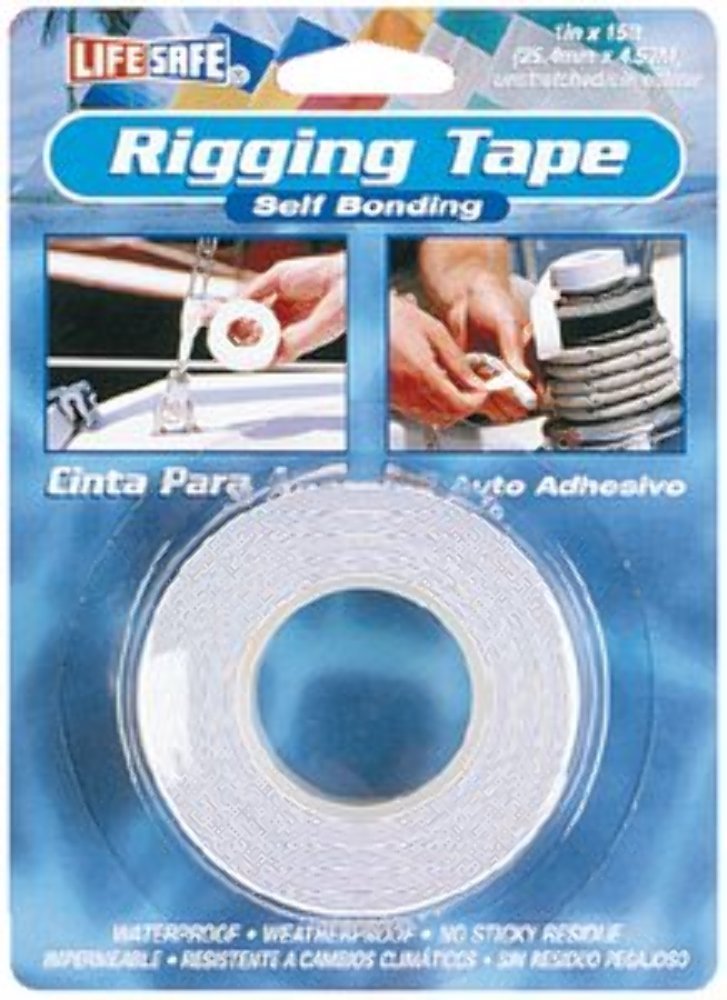 White Rigging Tape 1" x 15' 1" x 15' White