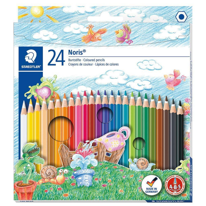 STD144NC24 - Staedtler Noris Club Colored Pencil Pack of 24 Assorted