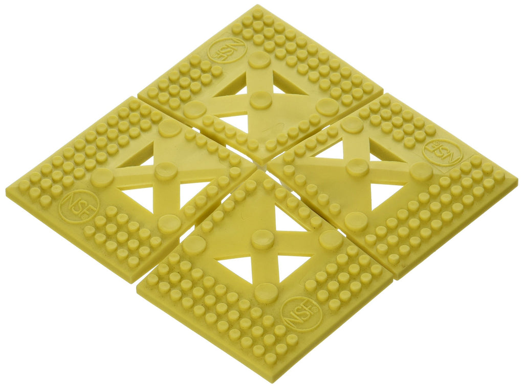 Aviditi Lok-Tye Lok-Tyle Drainage Mat, 2" X 2", Yellow (MAT322YW)