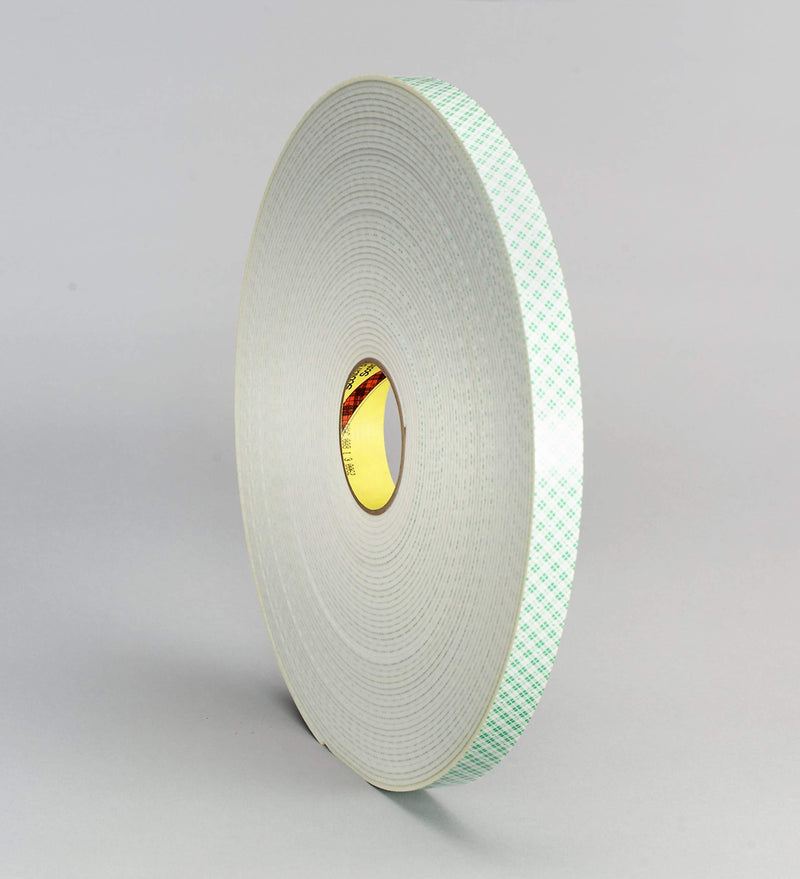 Extra-thick Multipurpose Mounting Tape 4008 Off-White, 3/4 in x 7 yd 1/8 in thick