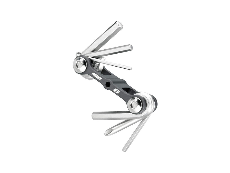 Topeak Mini 6 Folding Tool (2.6X 1.1x0.7-Inch), Black 2.6x 1.1x0.7-Inch