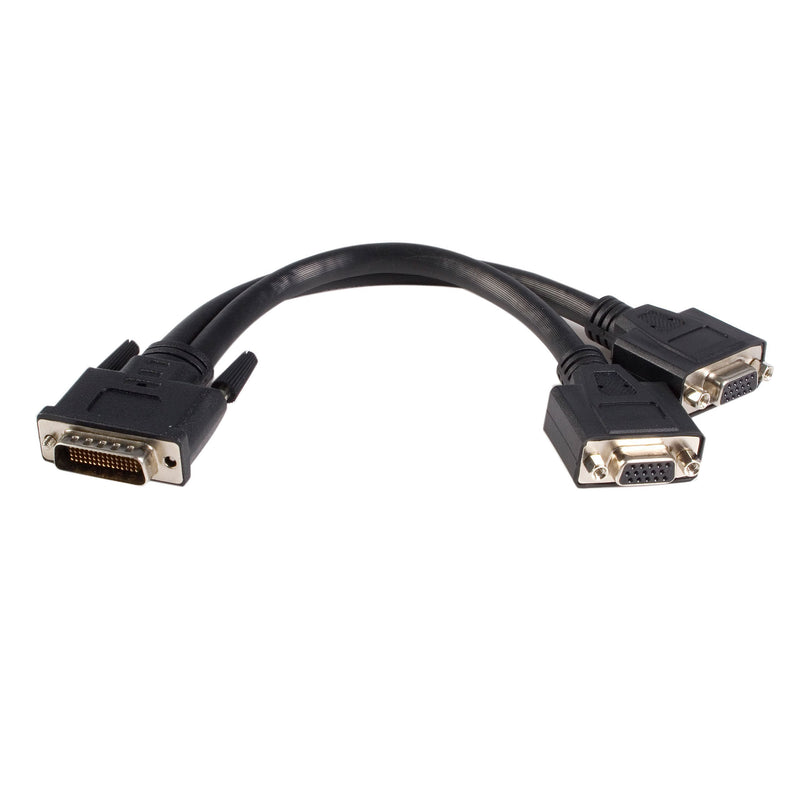 StarTech.com DMS 59 to VGA Splitter - 8in - DMS 59 to 2X VGA - Y Cable - Monitor Splitter Cable - DMS 59 Cable - DMS 59 to VGA Adapter (DMSVGAVGA1)