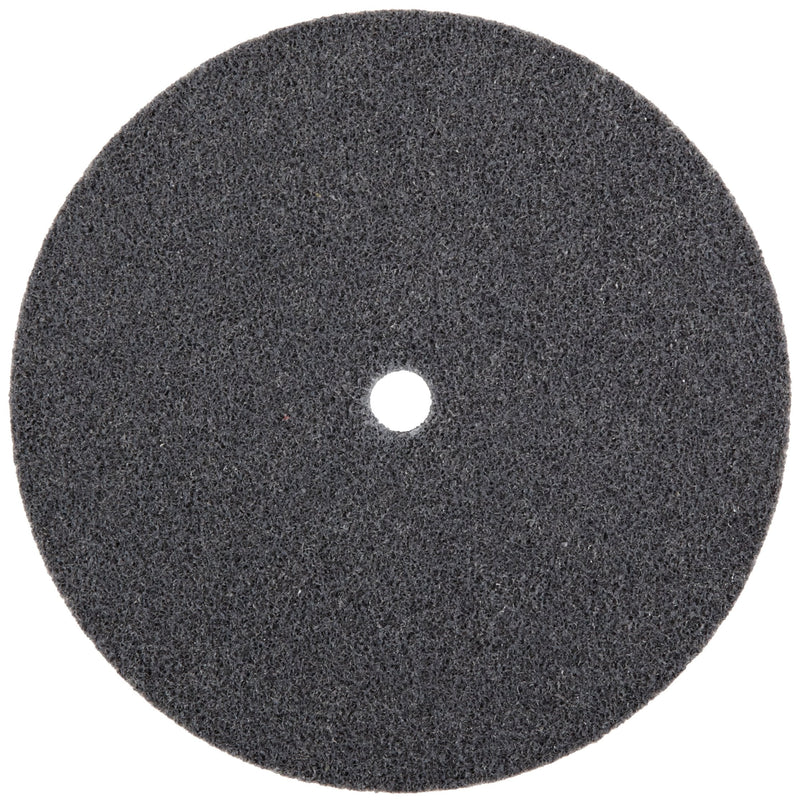 3M Scotch-Brite XL-UW Unitized Silicon Carbide Soft Deburring Wheel - Fine Grade - Arbor Attachment - 6 in Diameter - 1/2 in Center Hole - 1/2 in Thickness - 13719 [Price is per Wheel]