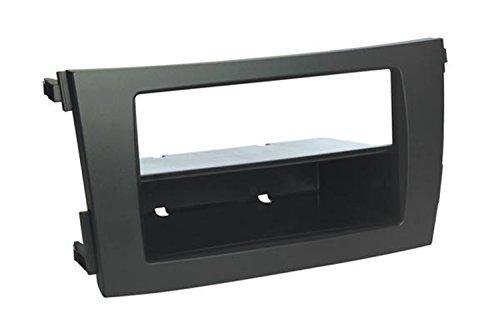 Scosche TA2101B Compatible with 2009-13 Toyota Corolla ISO Double DIN & DIN+Pocket Dash Kit, Black