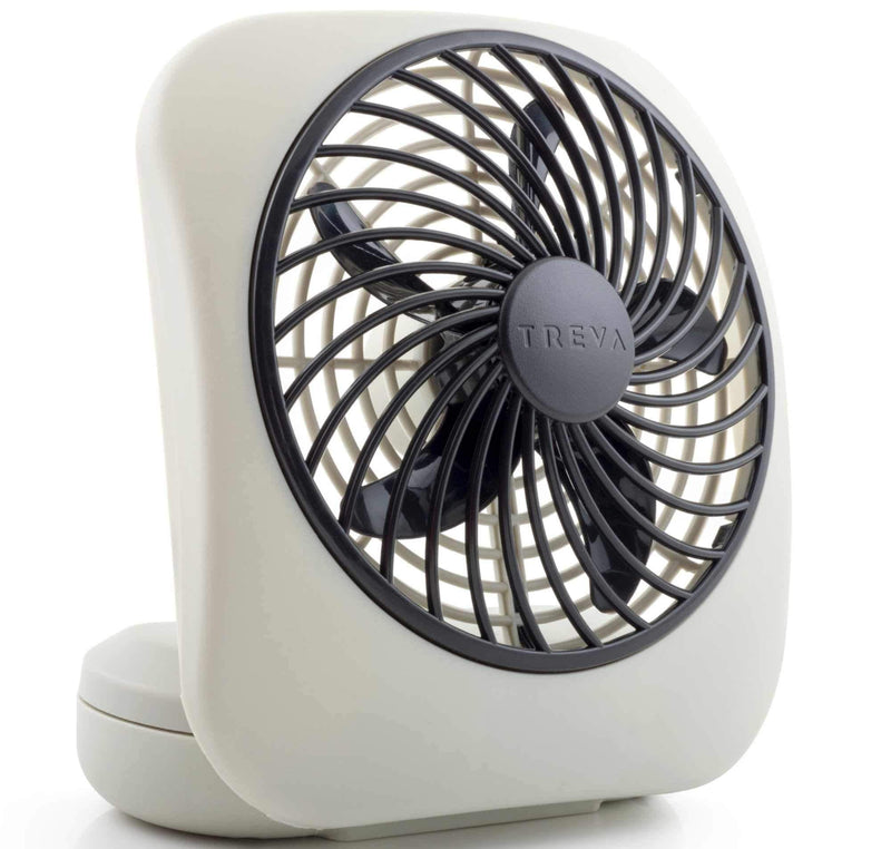 O2COOL 5" Portable Fan Battery Powered, 1 Unit, Grey