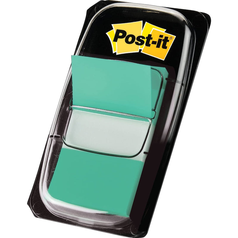 Post-it Flags Value Pack, 50/Dispenser, 24 Dispensers/Pack, 1 in Wide, Green (680-3-24) 1200 Flags