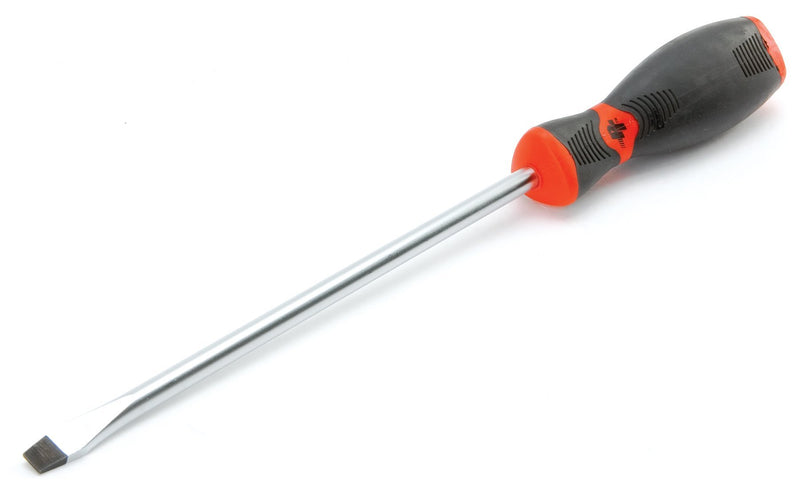 Performance Tool W30995 Black & Red Slotted Screwdriver, 5/16" x 8" Slotted Screwdriver, 5/16" x 8"