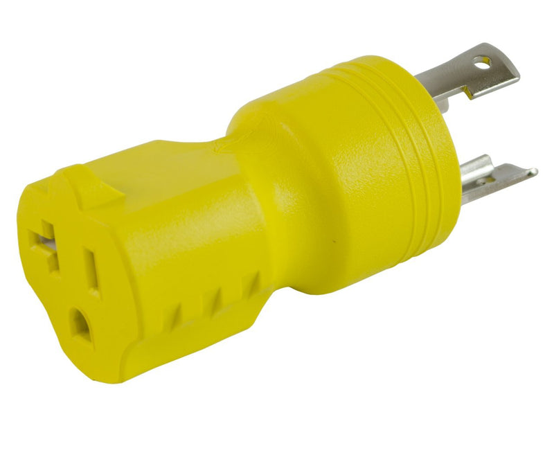 Conntek 30126 L5-30P to 5-15/20R Plug Adapter Yellow