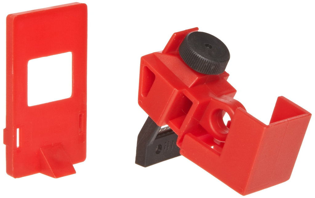 Brady Clamp-On Breaker Lockout for 120/277V - 65396,Red 1