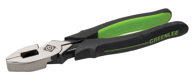 Greenlee 0151-08M High Leverage Side-Cutting Pliers, Molded Grip, 8" High Leverage Side Cutting Pliers
