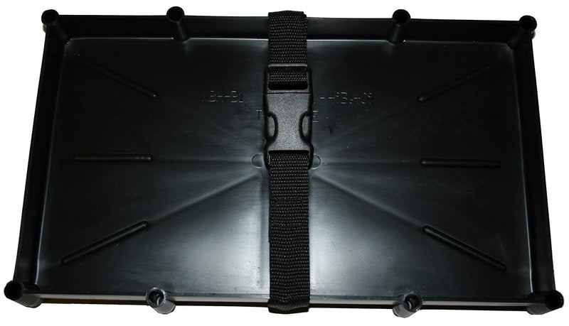 TH Marine Narrow 31 Series Battery Tray Narrow 24 Series Battery Tray, Black