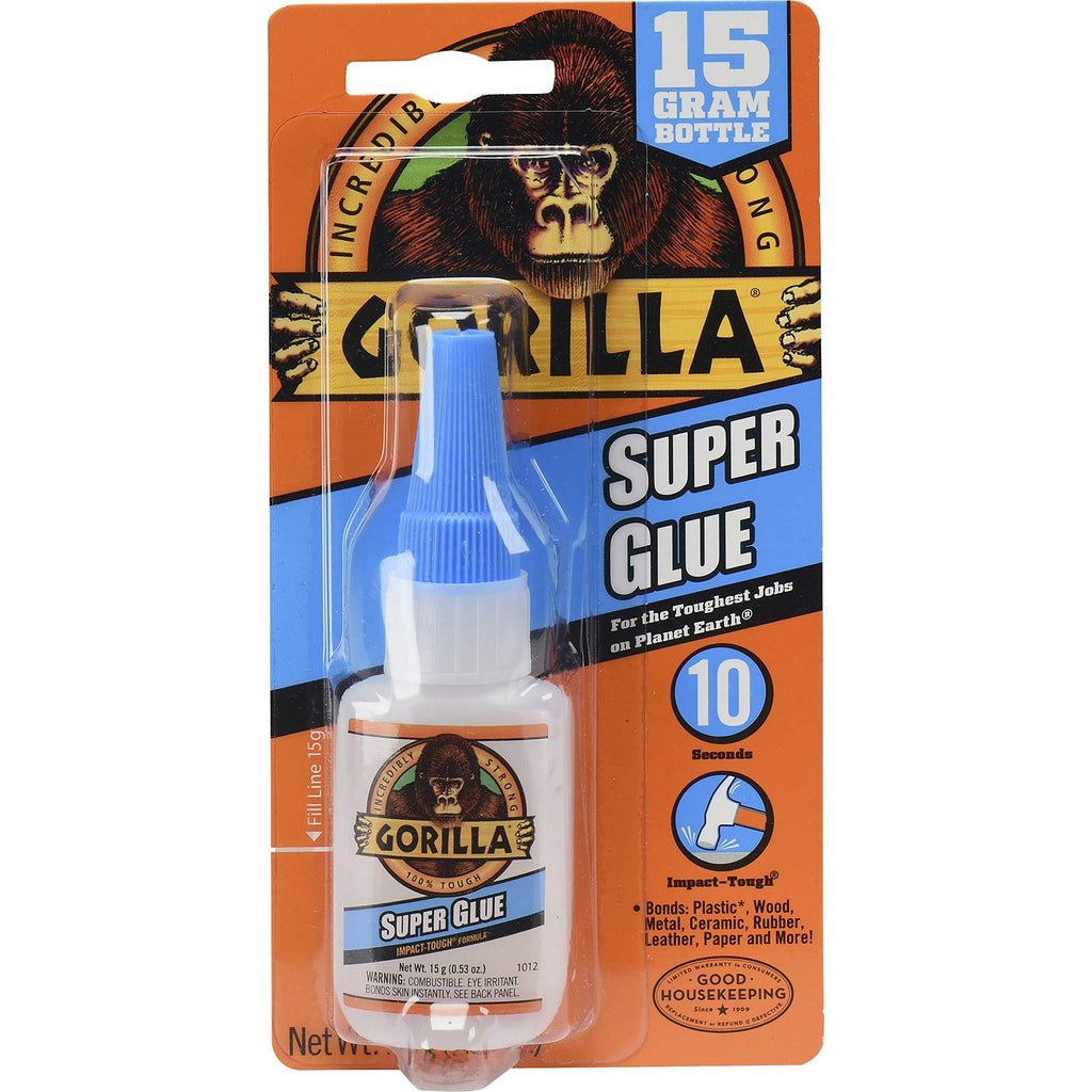 Gorilla 7805001 07223000456 Super Glue, 1-Pack, Clear, 5 Ounce 1 - Pack