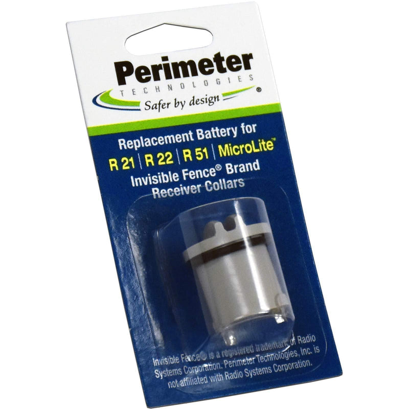 Perimeter Technologies Invisible Fence Compatible R21, R22, R51 and Microlite Dog Collar Battery 1 Count (Pack of 1)