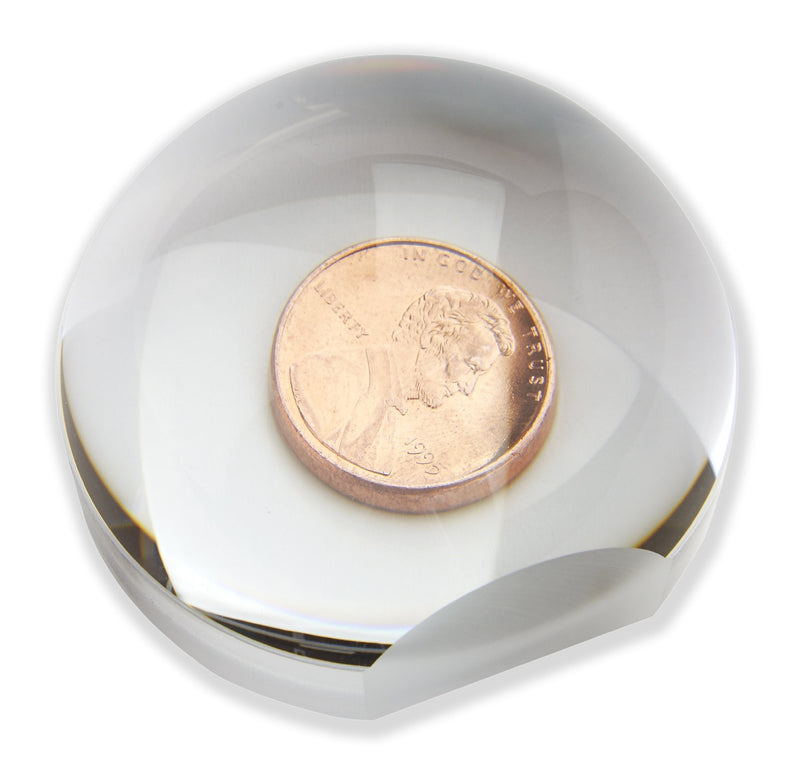 Carson LumiDome and LumiDome Plus 2X Power Acrylic Ball Loupe Magnifiers (LD-33 and LD-75) 2.0 Inch Base (LD-33)