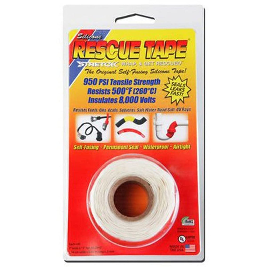 Rescue Tape Self-fusing Silicone Tape (Clamshell White, 1-Inch by 12-Feet) 1"