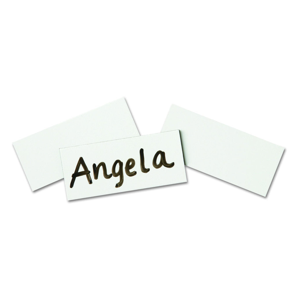 Quartet Magnetic Strips, 7/8-Inch x 2-Inch, Rewritable, White, 25 per pack (MWS)