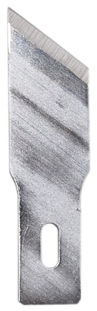 Excel Blades 22619 #19 Angled Wood Chisel Blade, 1 Inch, Carbon Steel Replacement Blades, 100 Blades for Craft Knife, Used for Cutting, Chiseling and More #19 Angled Blade (1 Inch) 100 Pack