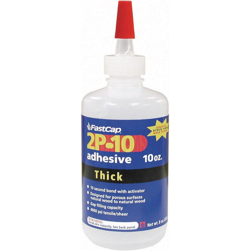 FastCap 2P-10 Thick Adhesive, 10 oz Bottle