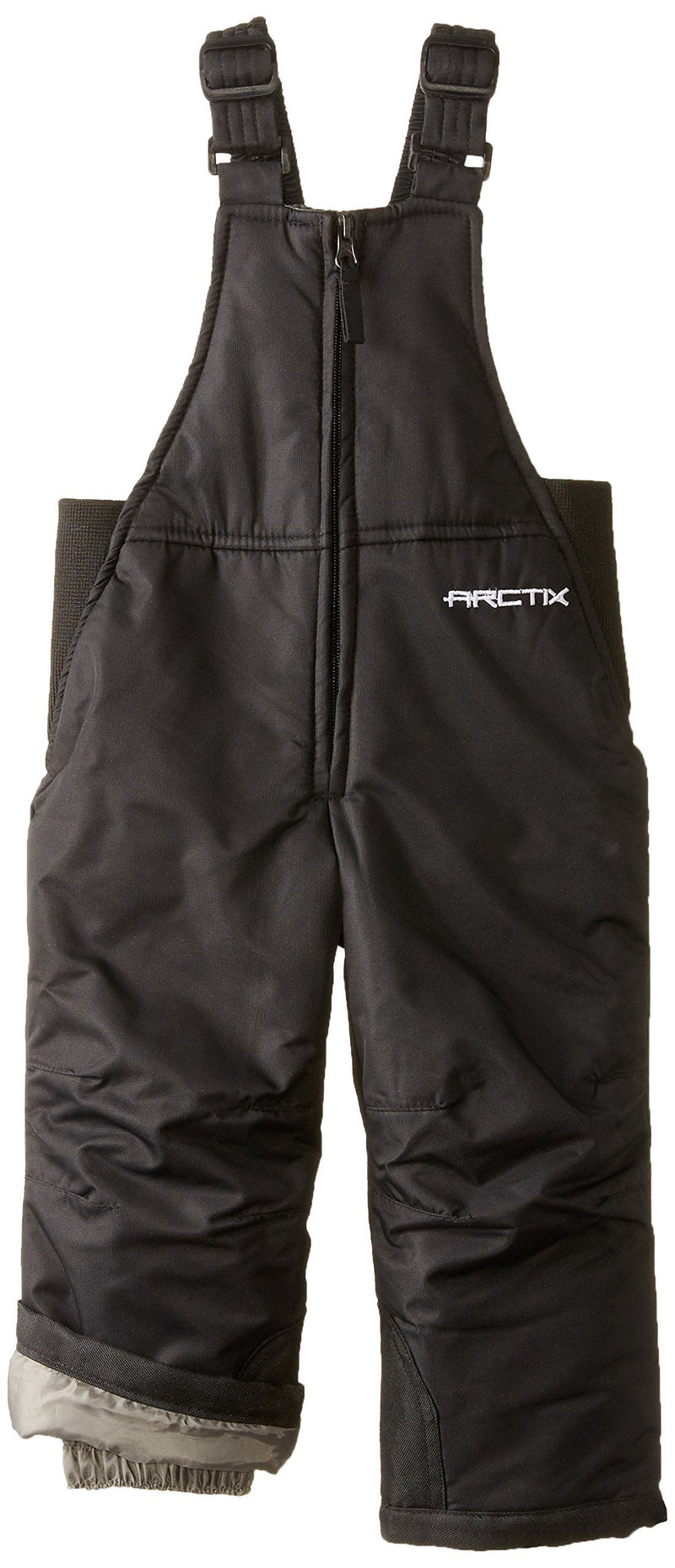 Arctix Infant/Toddler Chest High Snow Bib Overalls 2T Black